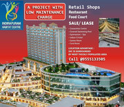 Indirapuram Habitat Centre Retail Shops with lease guarantee 9-13% PA